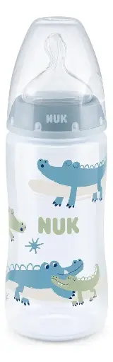 [DF.NUK 10741095] Mamadera FC+ 300 ml Control de Temperatura Cocodrilo