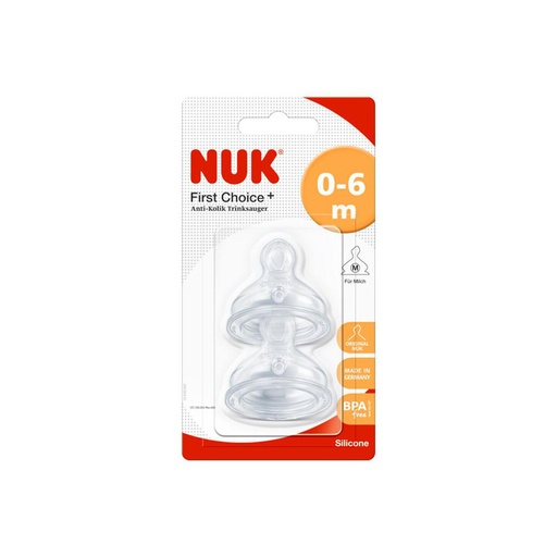 [DF.NUK 10709244] Tetinas FC+ 0-6 meses Flujo S (Leche Materna)