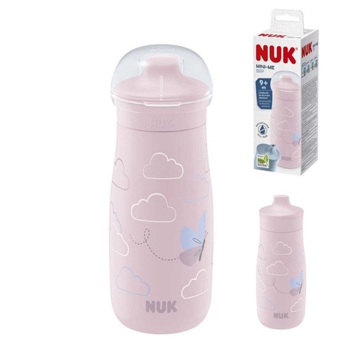 [DF.NUK 10225323] Vaso Mini-Me Sip 300ml Mariposa - Rosa