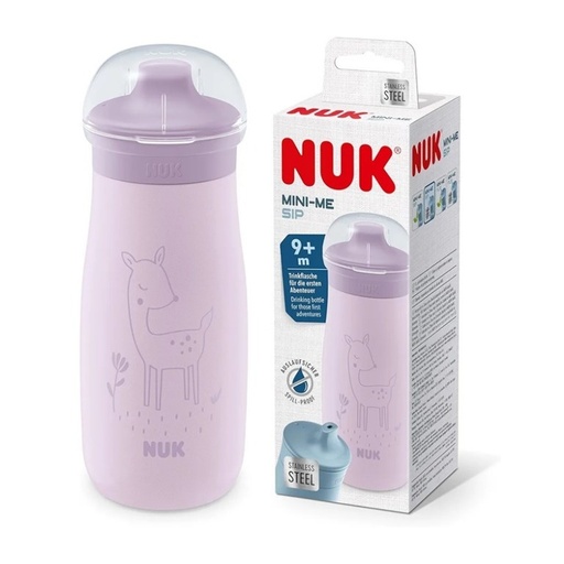 [DF.NUK 10225325] Vaso Mini-Me Sip Acero Inoxidable 300ml Ciervo - Lilla