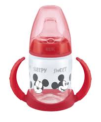 [DF.NUK 10743994a] Vaso Aprendizaje 150 ml Cont de Temp MICKEY MOUSE Rojo