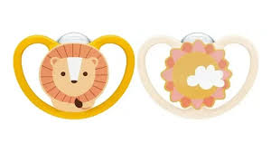 [DF.NUK 10736937] Set de 2 Chup. Space 6-18 meses León/Sol