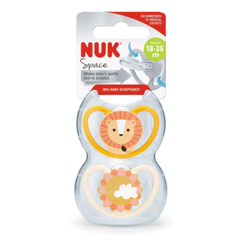 [DF.NUK 10739855] Set de 2 Chup. Space 18-36 meses León/Sol