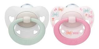 [DF.NUK 10730637] Set de 2 Chup. Signature 0-6 meses Rosa
