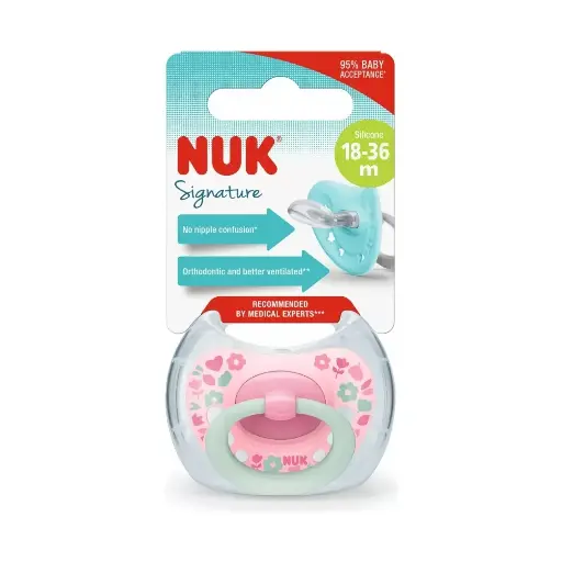 [DF.NUK 10739707] Chupete Signature 18-36 meses Diseños Surtidos