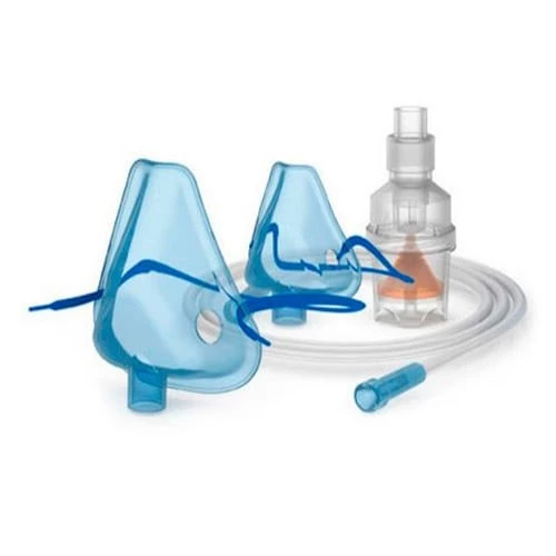 [DF.SIL P62] Juego de pipeta nebuliz., manguera con picos iguales, máscaras chica y grande