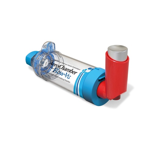 [DF.SIL ACH01] Aerocámara AEROCHAMBER - Cámara de retención antiestática con válvula (VHC) con boquilla