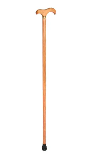 [DF.SIL B900M] Bastón de madera con mango de madera