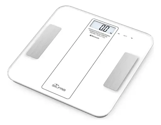 [DF.SIL BE700i-BL] Balanza Electrónica de baño con bluetooth color blanca