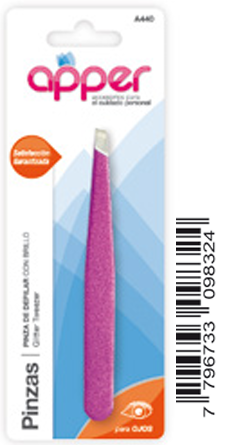 [DF.TA  A440] Pinza de depilar con brillo