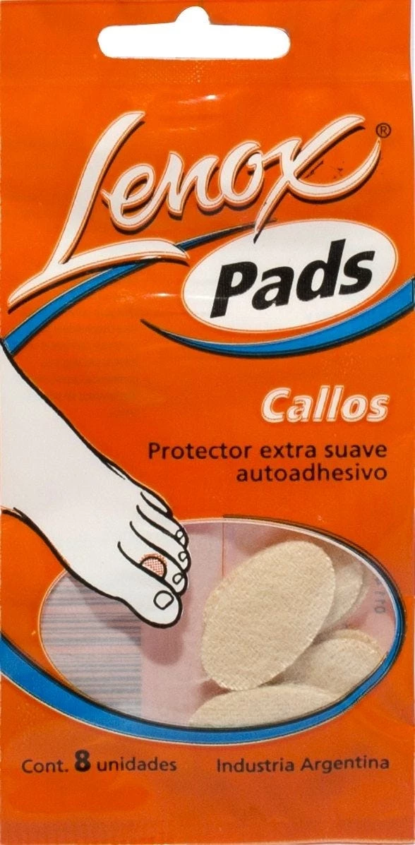 [DF.LE 8162] LENOX PADS PARA CALLOS. Sobre x 8 unidades