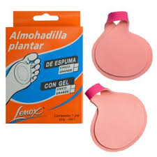 [DF.LE 8131] ALMOHADILLA PLANTAR LÁTEX DE ESPUMA (1 PAR), tamaño chico 