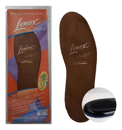 [DF.LE 8515] PLANTILLA AMORTIGUADORA CONFORT GAMUZADA. Talle S 34/37