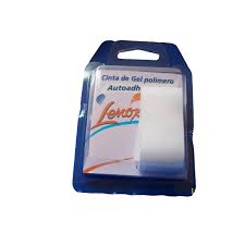 [DF.LE 8098] CINTA EXTRA DELGADA DE GEL PURO EN TIRA CON TELA. ENVASE X 1 Unid. 2,5 x 28 cm. 1,2mm