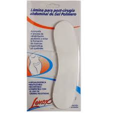 [DF.LE 8126] LAMINA DE GEL PARA POST-CIRUGÍA ABDOMINAL. ENVASE X 2 Unid. Unico espesor 2mm