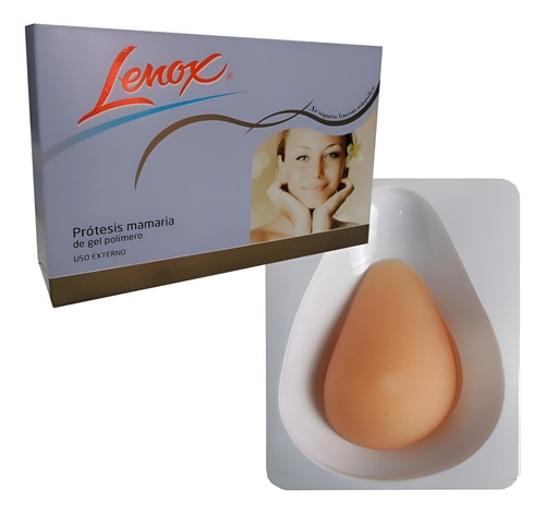 [DF.LE 8412] PRÓTESIS MAMARIA DE GEL PARA USO EXTERNO CON DOS FUNDAS TEXTILES. Caja x 1 unidad. Talle 95