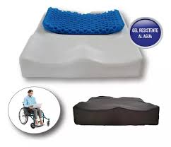 [DF.LE 8074] ALMOHADÓN DE GEL PARA SILLA DE RUEDAS. ENVASE X 1 Unid. 35 x 38 x 3 cm